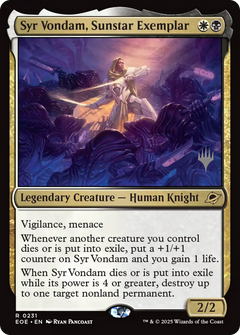 Syr Vondam, Sunstar Exemplar (0231) (Promo Pack)