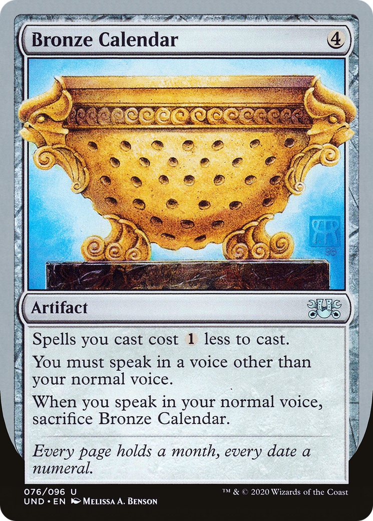 Bronze Calendar