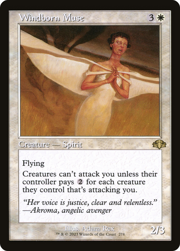 Windborn Muse (278) (Retro Frame)
