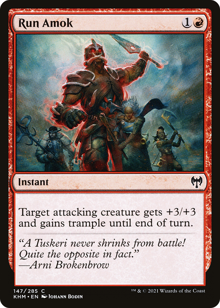 Run Amok - Foil