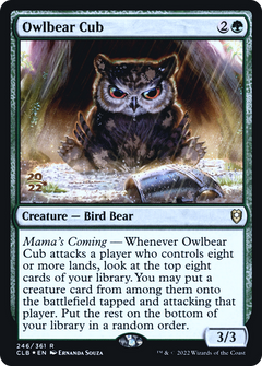 Owlbear Cub (246) (Prerelease) - Foil