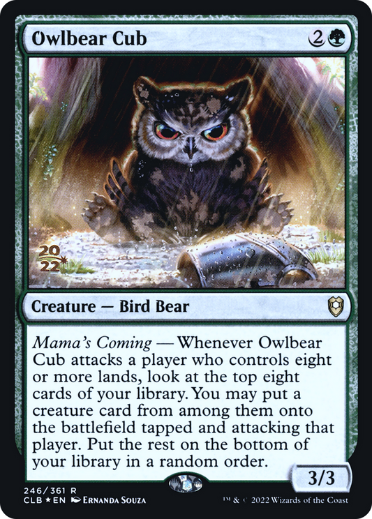 Owlbear Cub (246) (Prerelease) - Foil