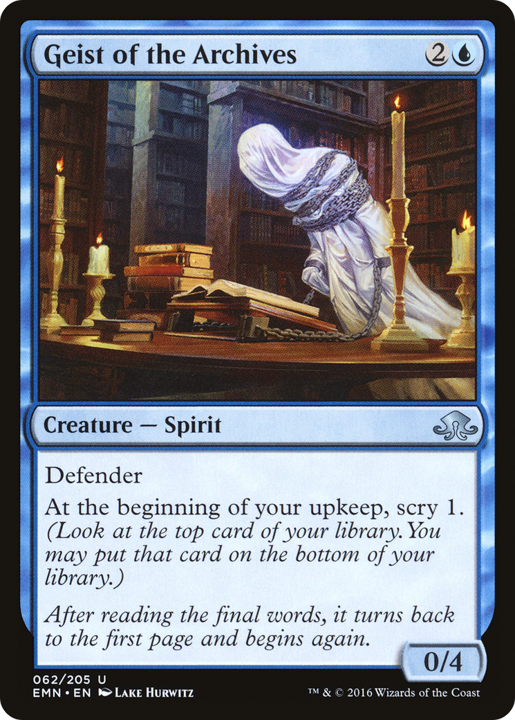 Geist of the Archives - Foil