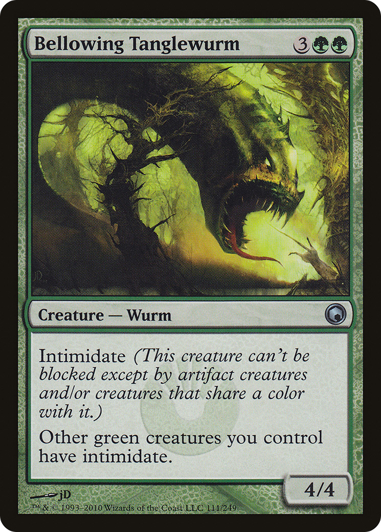 Bellowing Tanglewurm - Foil