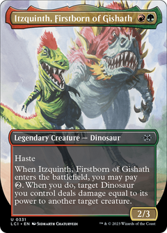 Itzquinth, Firstborn of Gishath (0331) (Borderless) - Foil