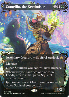Camellia, the Seedmiser (0346) (Borderless) (Showcase) - Raised Foil