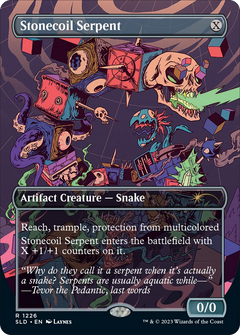 Stonecoil Serpent (1226) (Borderless) - Foil