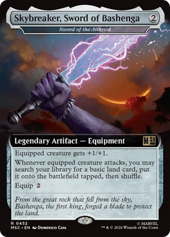 Skybreaker, Sword of Bashenga [Sword of the Animist] (0452) (Extended Art) (MSC)