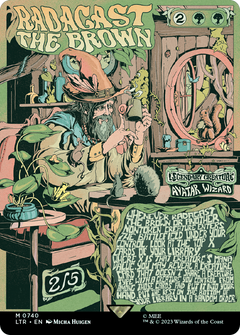 Radagast the Brown (0740) (Borderless) - Foil