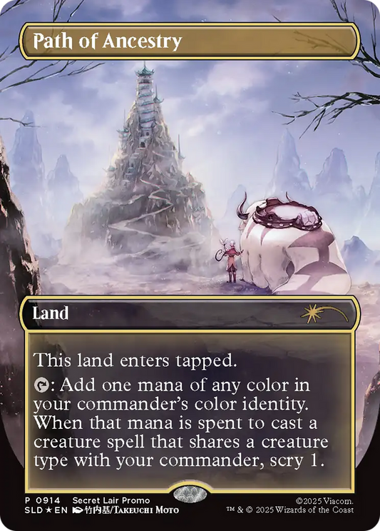 Path of Ancestry (0914) (Borderless) - Foil sld
