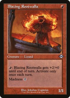 Blazing Rootwalla (404) (Retro Frame) - Foil