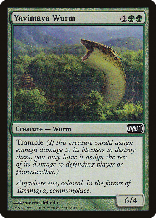 Yavimaya Wurm - Foil