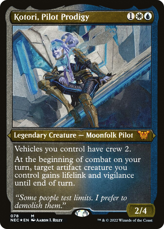 Kotori, Pilot Prodigy (078) (Display Commander) (Thick Stock) - Foil Etched