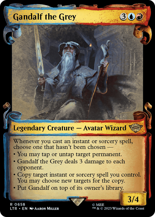Gandalf the Grey (0658) (Showcase) - Silver Foil