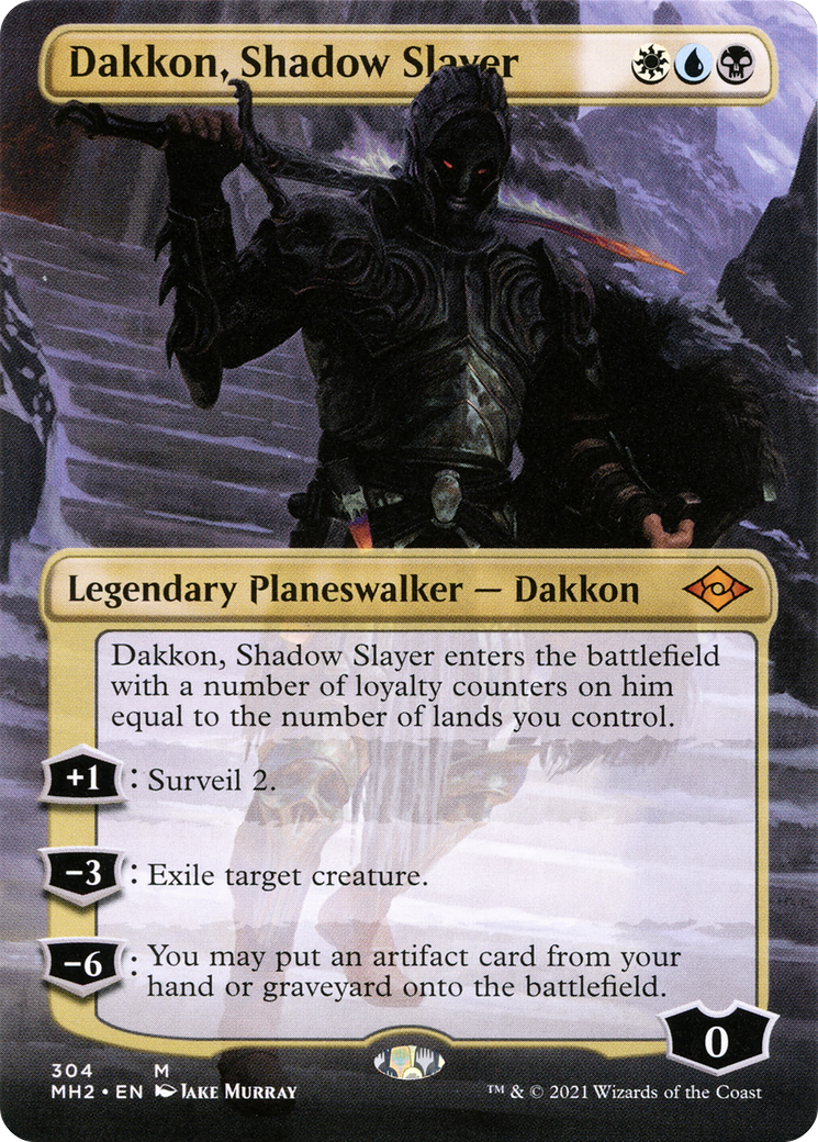 Dakkon, Shadow Slayer (304) (Borderless) - Foil