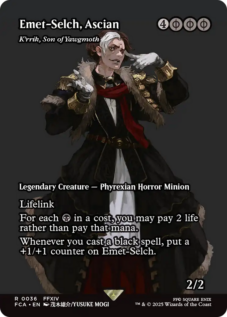 Emet-Selch, Ascian [K'rrik, Son of Yawgmoth] (0036) (Showcase)