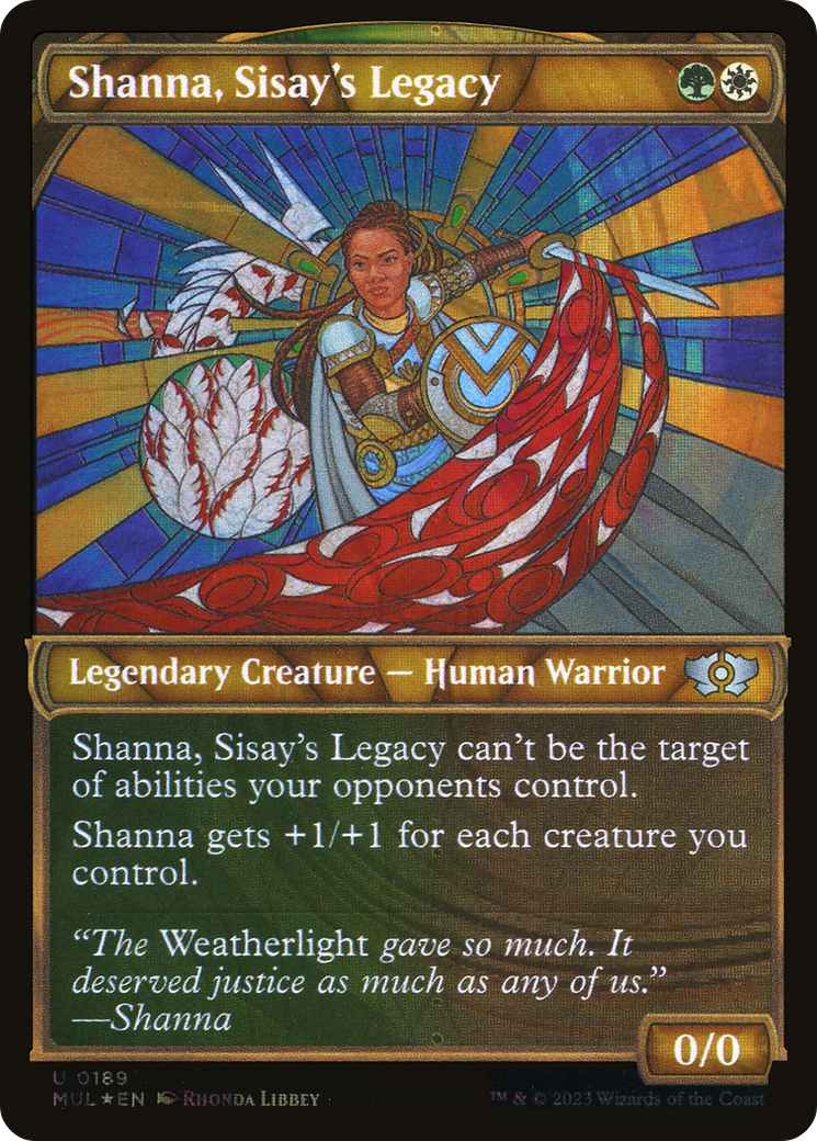 Shanna, Sisay's Legacy (0189) (Showcase) - Halo Foil