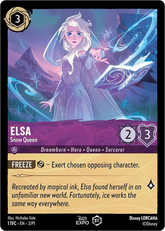 Elsa, Snow Queen (03/P1) - Satin Holographic Foil