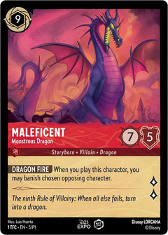 Maleficent, Monstrous Dragon (05/P1) - Satin Holographic Foil