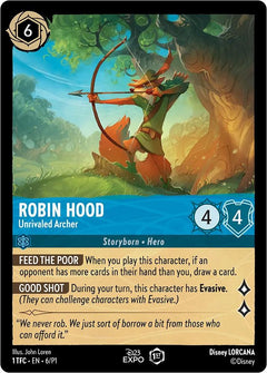 Robin Hood, Unrivaled Archer (06/P1) - Satin Holographic Foil