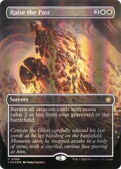 Raise the Past (0369) (Borderless) - Mana Foil