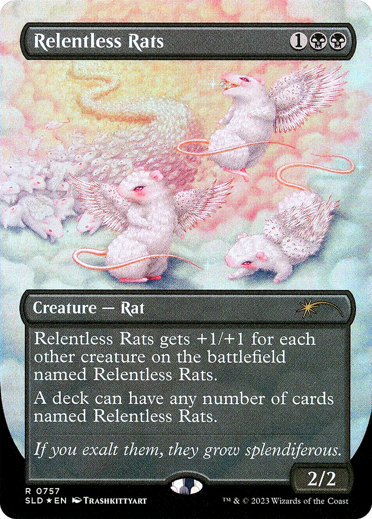 Relentless Rats (0757) (Borderless) - Foil