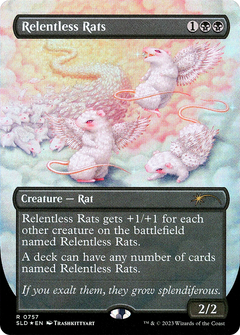 Relentless Rats (0757) (Borderless) - Foil