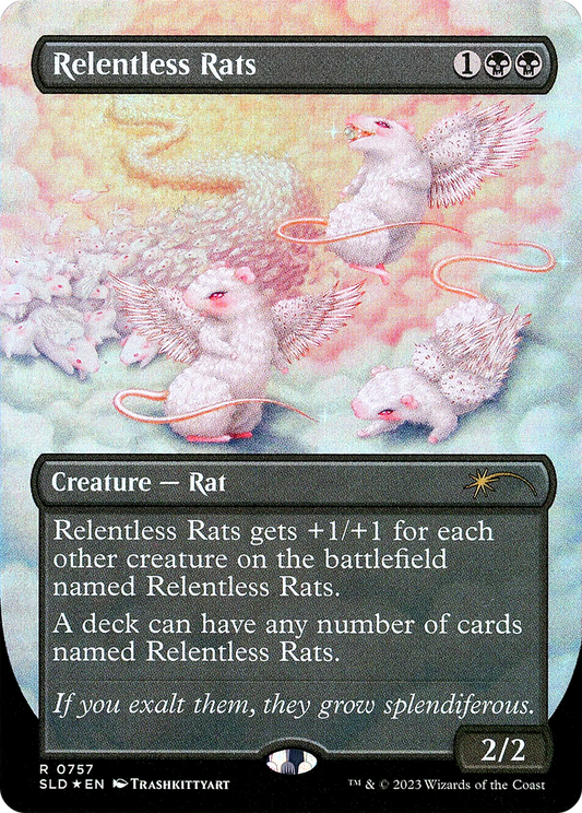 Relentless Rats (0757) (Borderless) - Foil