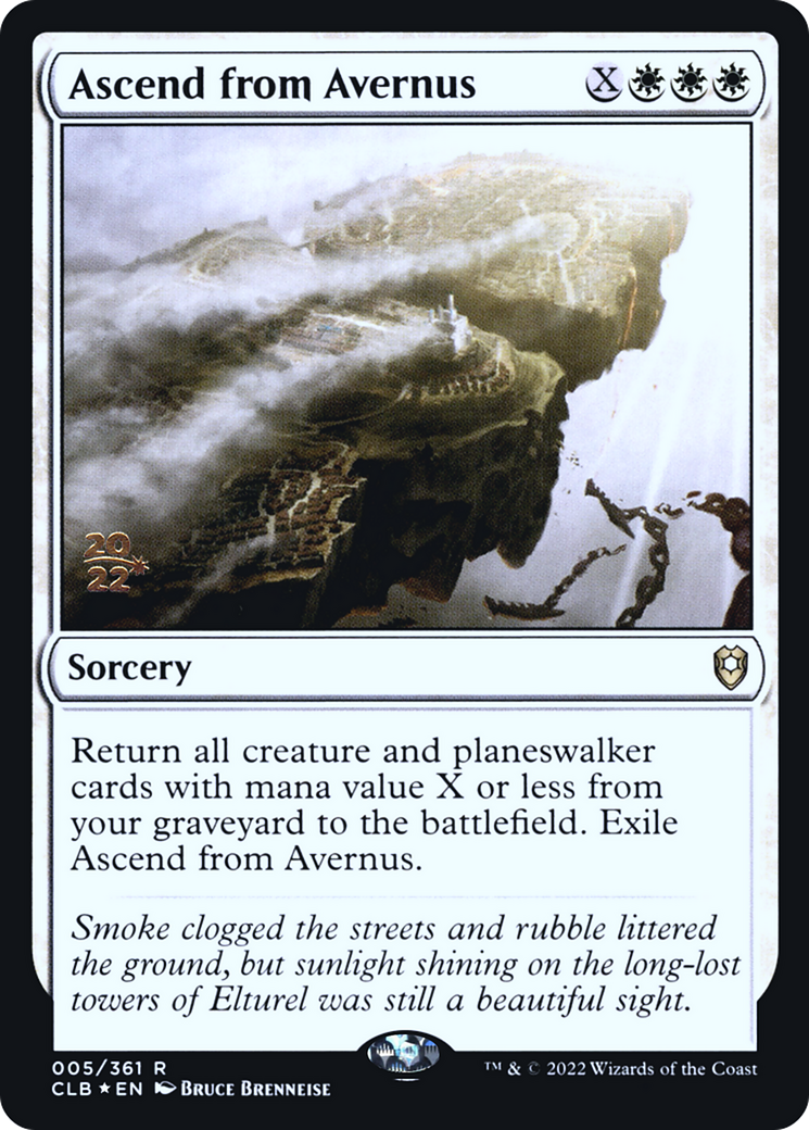 Ascend from Avernus (005) (Prerelease) - Foil