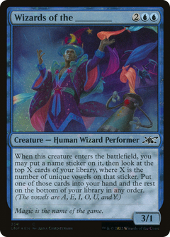 Wizards of the _____ (350) - Galaxy Foil