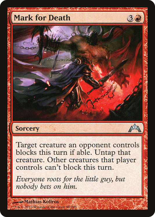 Mark for Death - Foil