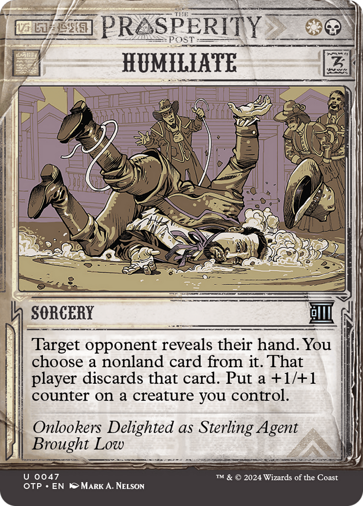 Humiliate (0047) (Showcase) - Foil