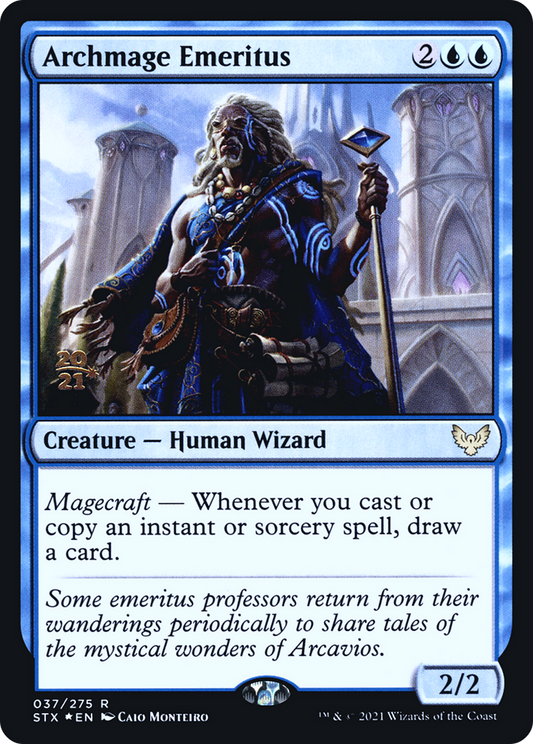 Archmage Emeritus (037) (Prerelease) - Foil