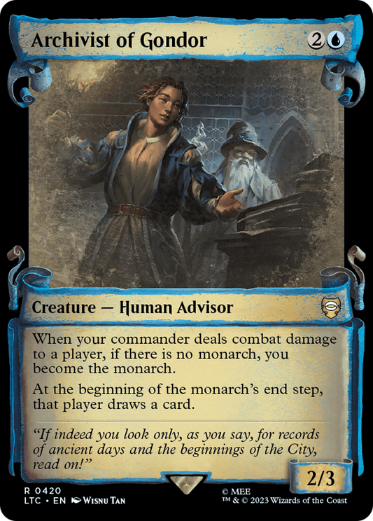 Archivist of Gondor (0420) (Showcase) - Silver Foil