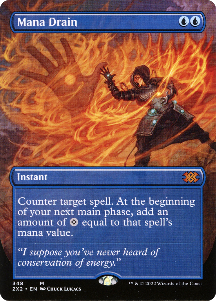 Mana Drain (348) (Borderless) - Foil