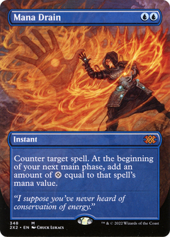 Mana Drain (348) (Borderless) - Foil