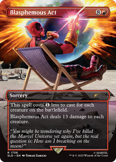 Blasphemous Act (1756) (Borderless) - Foil