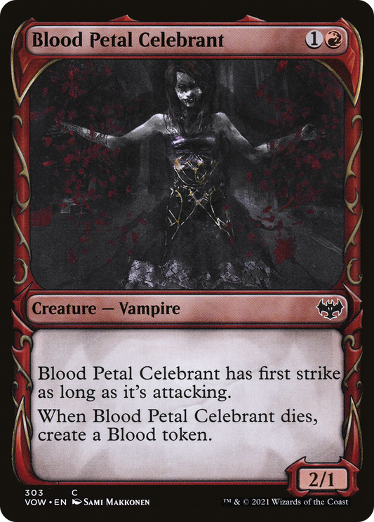Blood Petal Celebrant (303) (Showcase) - Foil