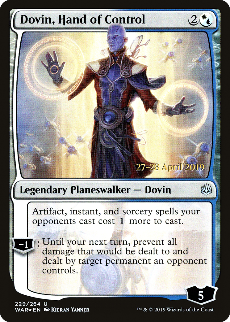 Dovin, Hand of Control (229) (Prerelease) - Foil