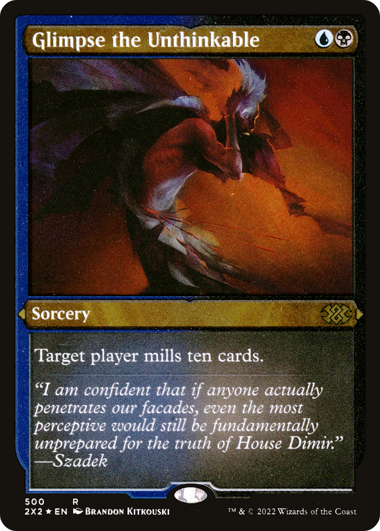 Glimpse the Unthinkable - Foil Etched