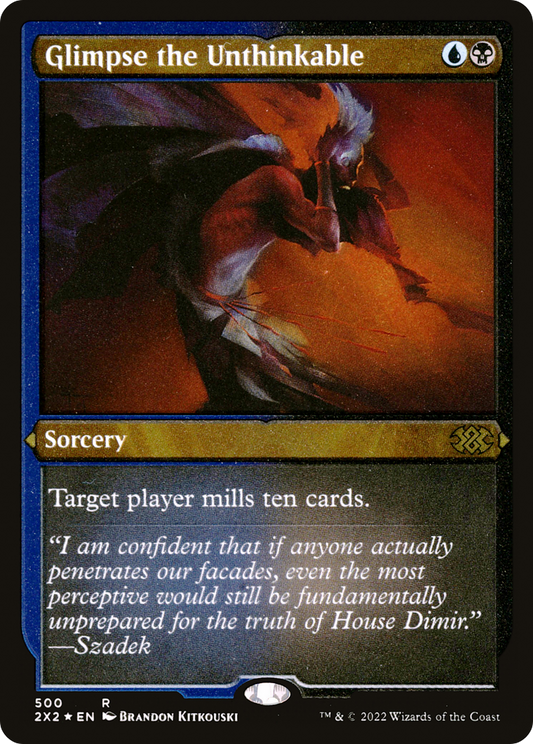 Glimpse the Unthinkable - Foil Etched