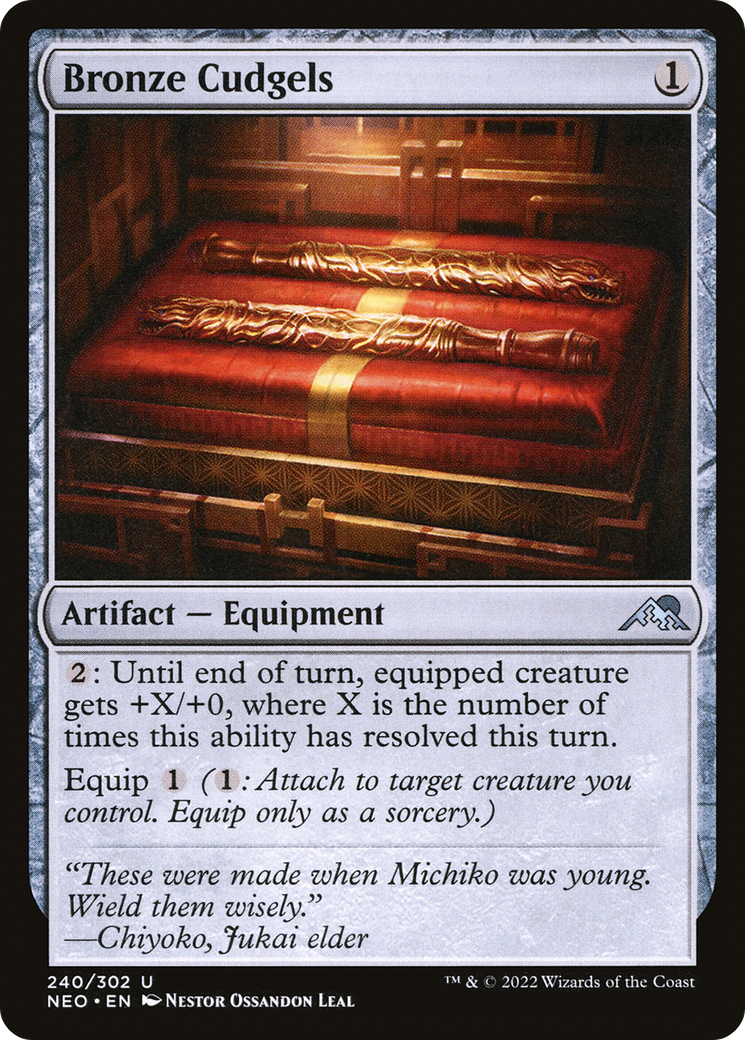 Bronze Cudgels - Foil