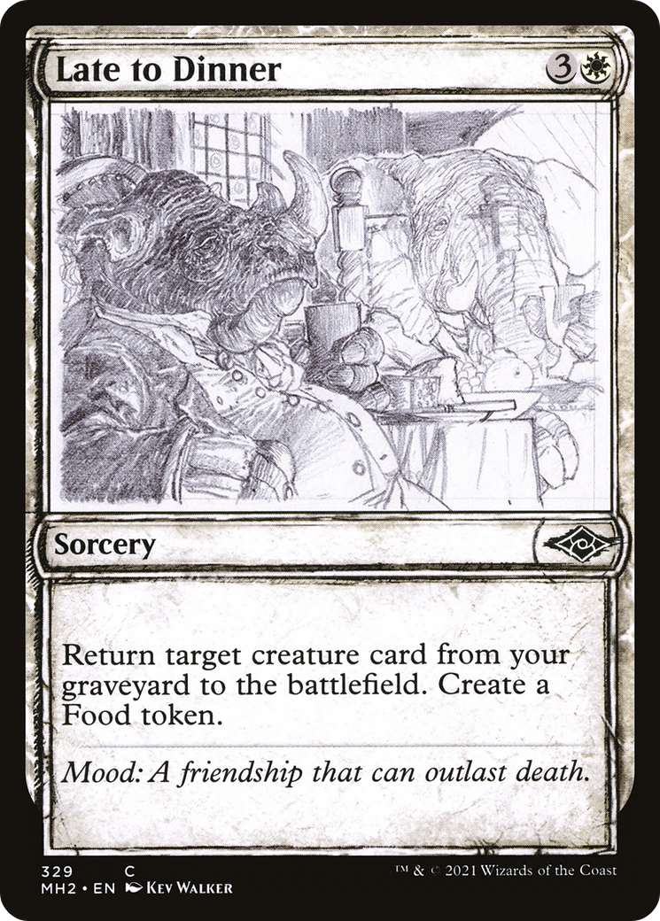 Late to Dinner (329) (Showcase) - Foil