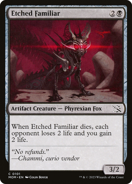 Etched Familiar - Foil