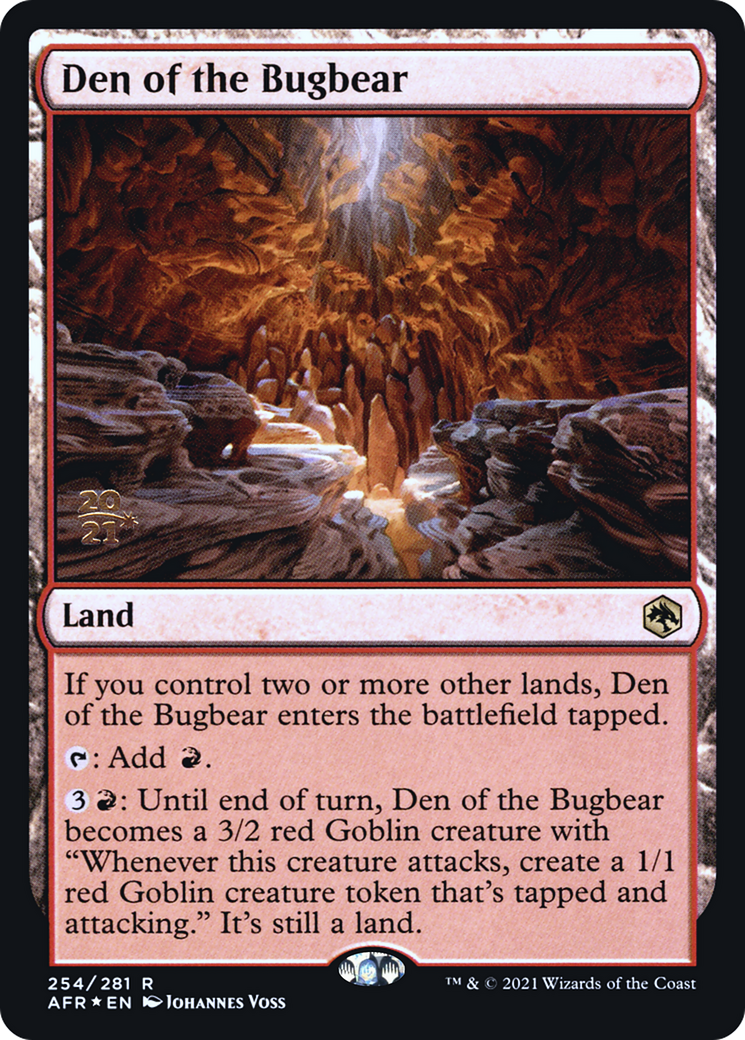 Den of the Bugbear (254) (Prerelease) - Foil