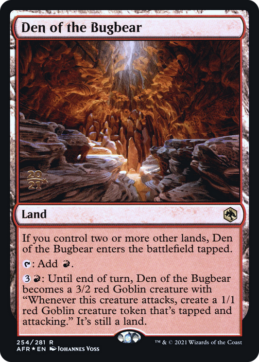 Den of the Bugbear (254) (Prerelease) - Foil