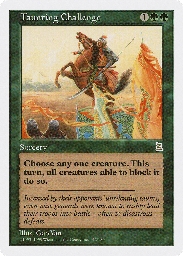 Taunting Challenge