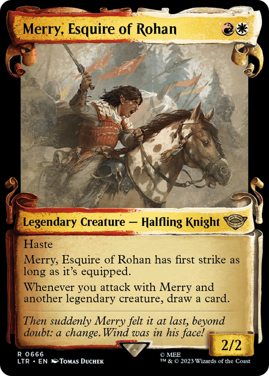 Merry, Esquire of Rohan (0666) (Showcase) - Silver Foil