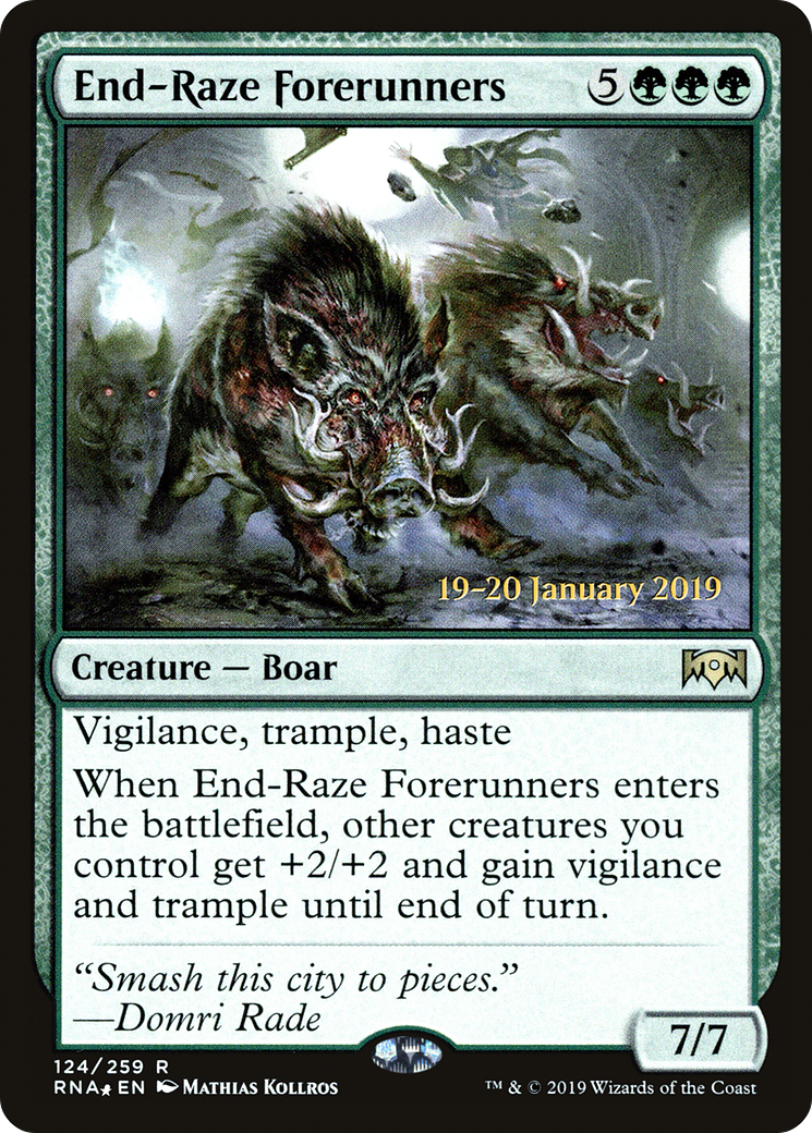 End-Raze Forerunners (124) (Prerelease) - Foil