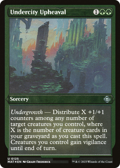 Undercity Upheaval (0125) - Foil Etched